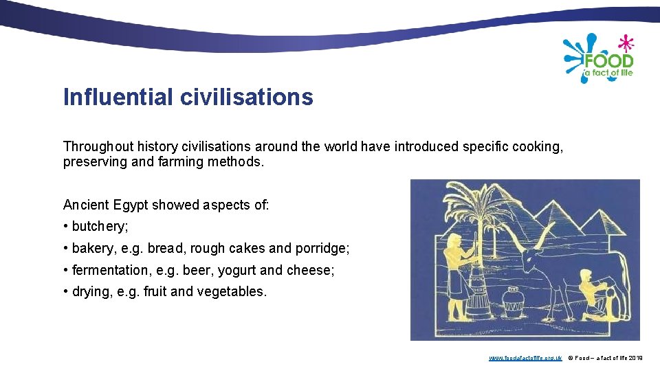 Influential civilisations Throughout history civilisations around the world have introduced specific cooking, preserving and