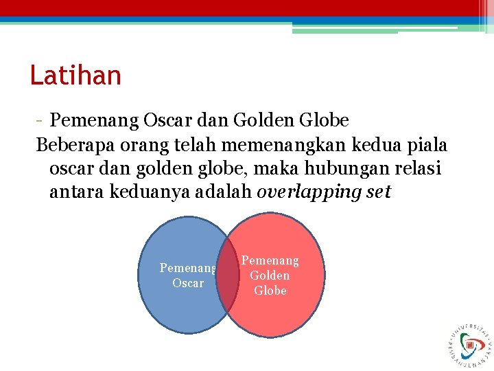 Latihan - Pemenang Oscar dan Golden Globe Beberapa orang telah memenangkan kedua piala oscar