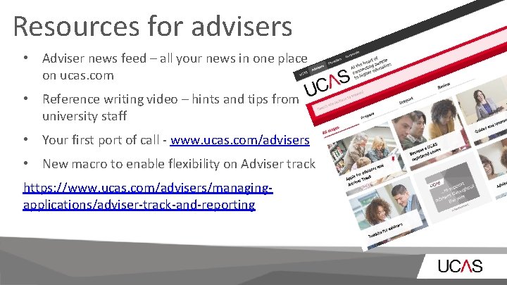 Resources for advisers • Adviser news feed – all your news in one place