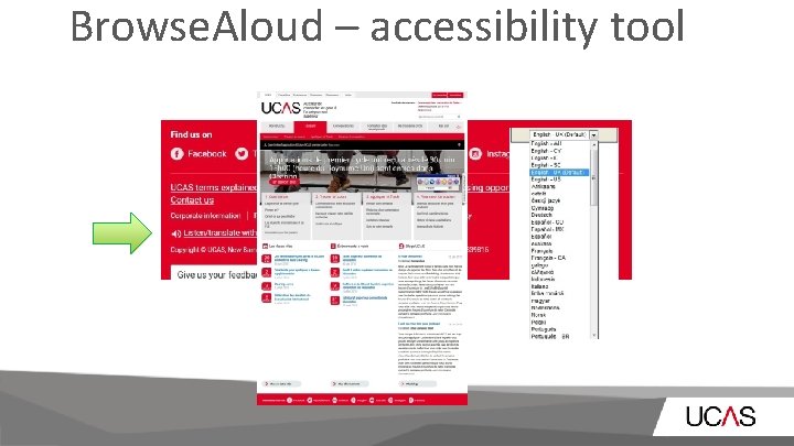 Browse. Aloud – accessibility tool 