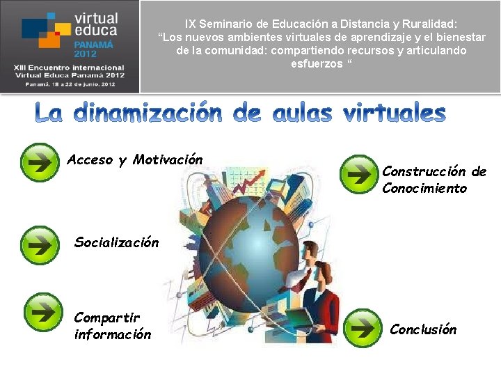 IX Seminario de Educación a Distancia y Ruralidad: “Los nuevos ambientes virtuales de aprendizaje