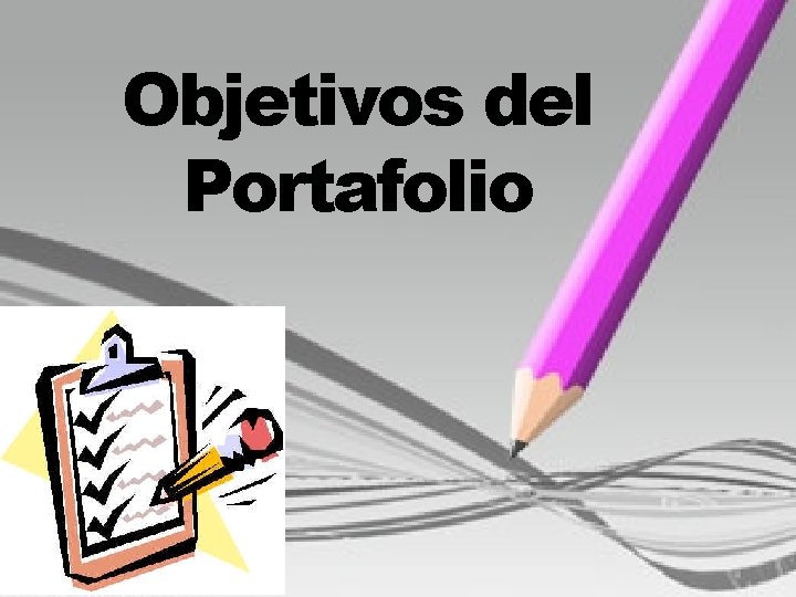 Objetivos del Portafolio 