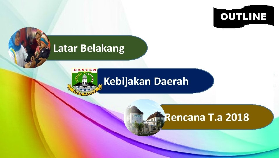 OUTLINE Latar Belakang Kebijakan Daerah Rencana T. a 2018 