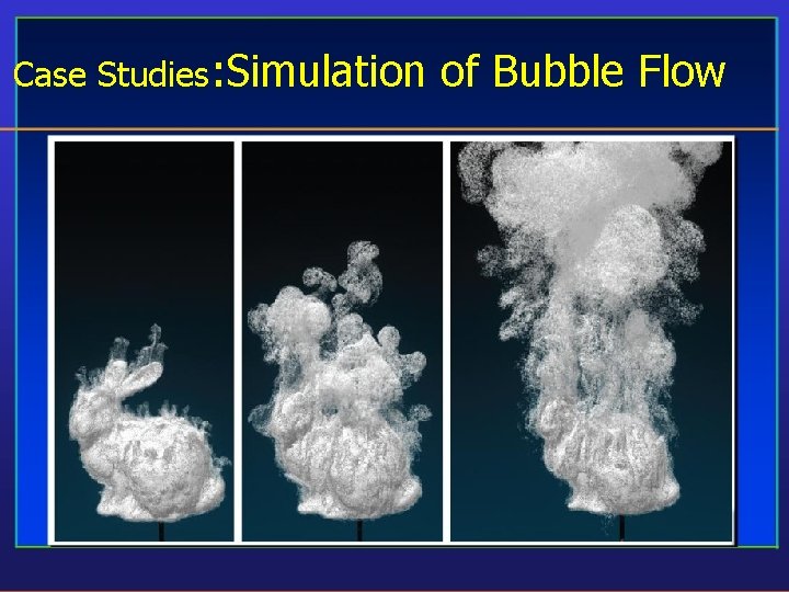 Case Studies: Simulation of Bubble Flow 