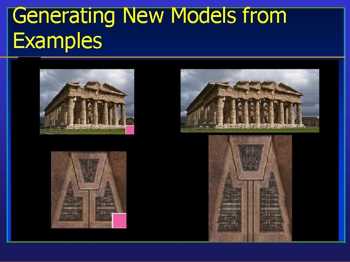 Generating New Models from Examples 