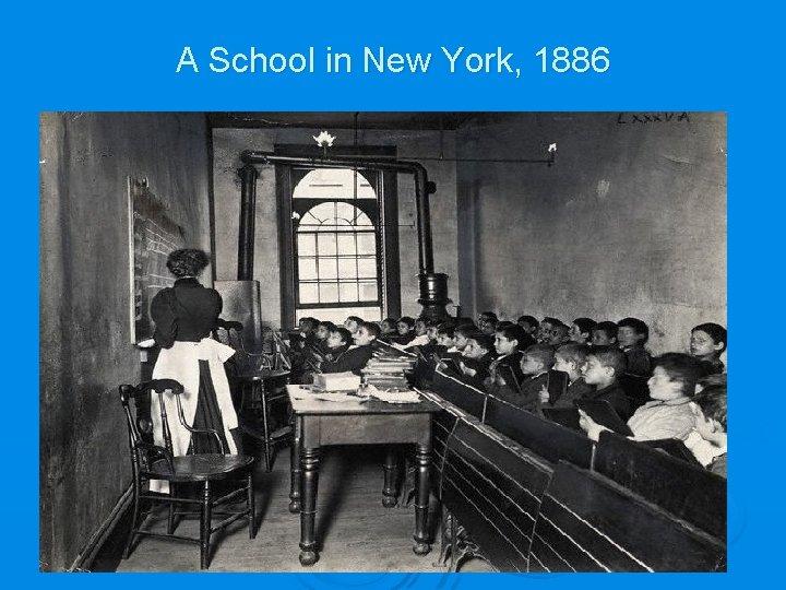 A School in New York, 1886 