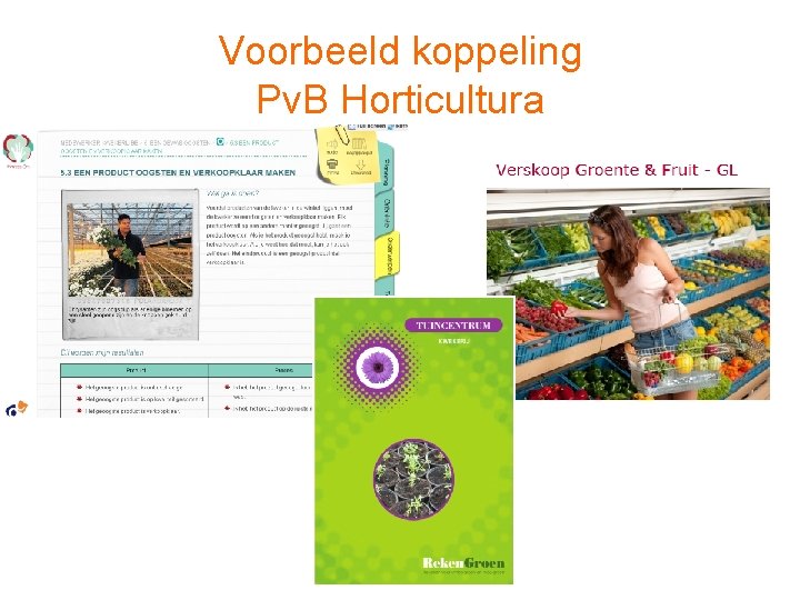 Voorbeeld koppeling Pv. B Horticultura 