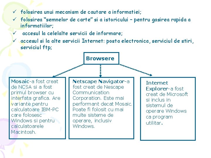 ü folosirea unui mecanism de cautare a informatiei; ü folosirea “semnelor de carte” si ü folosirea unui mecanism de cautare a informatiei; ü folosirea “semnelor de carte” si