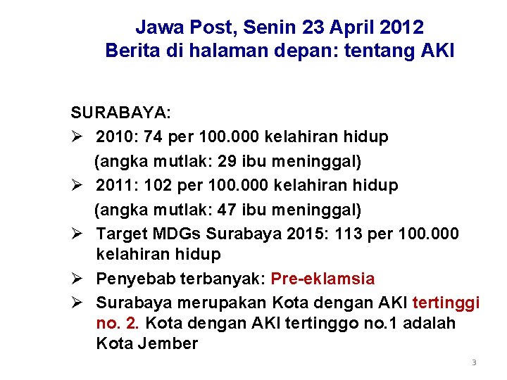 Jawa Post, Senin 23 April 2012 Berita di halaman depan: tentang AKI SURABAYA: Ø Jawa Post, Senin 23 April 2012 Berita di halaman depan: tentang AKI SURABAYA: Ø