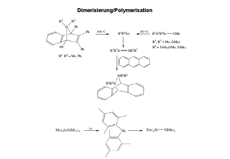 Dimerisierung/Polymerisation 