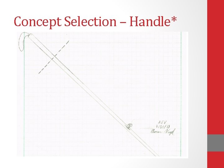 Concept Selection – Handle* 
