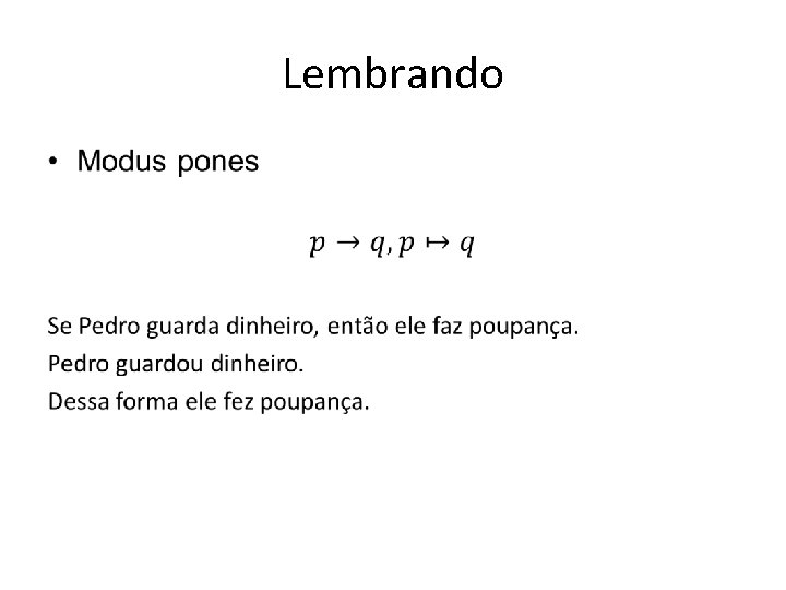 Lembrando • 