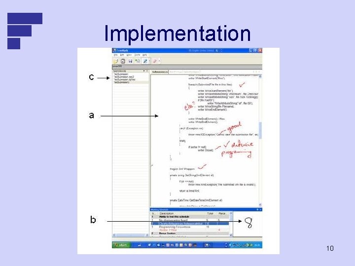 Implementation 10 