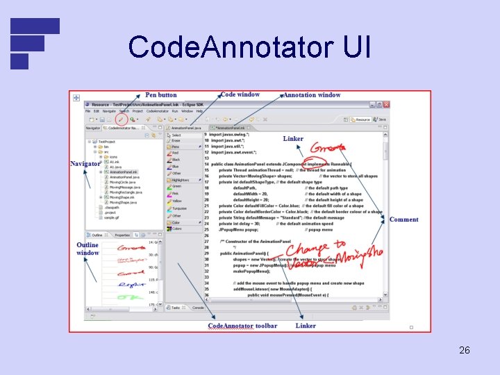 Code. Annotator UI 26 