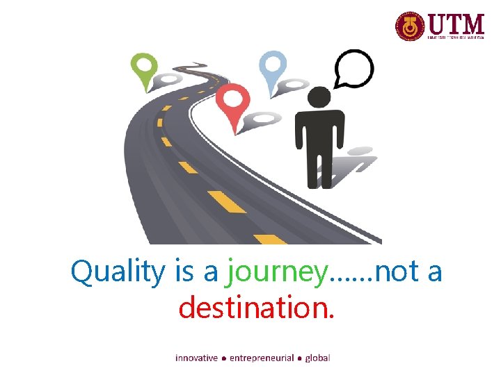 Quality is a journey……not a destination. 73 