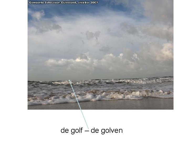 de golf – de golven 