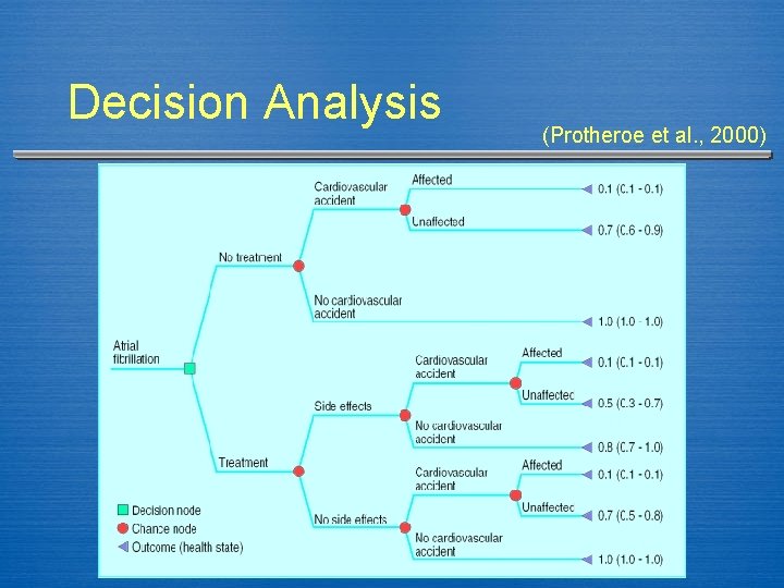 Decision Analysis (Protheroe et al. , 2000) 