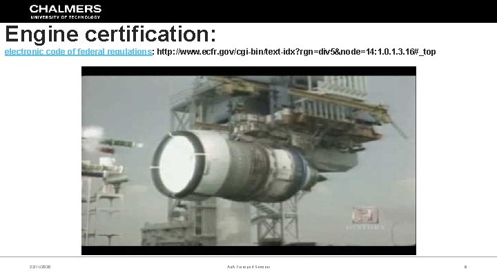 Engine certification: electronic code of federal regulations: http: //www. ecfr. gov/cgi-bin/text-idx? rgn=div 5&node=14: 1.