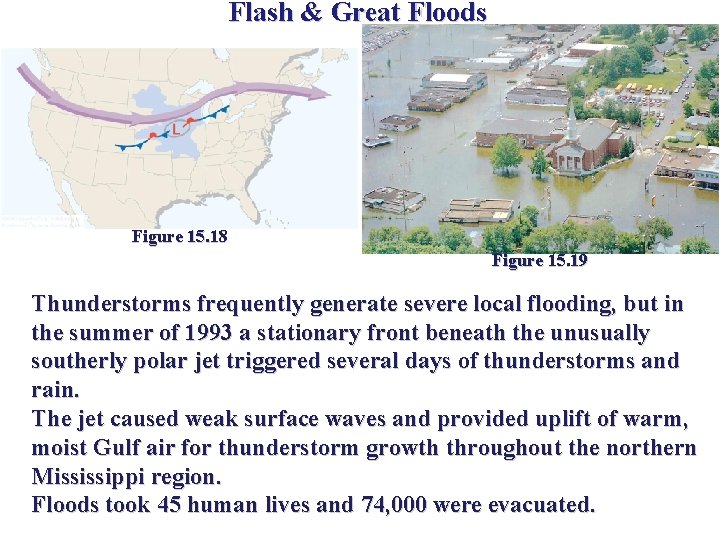 Flash & Great Floods Figure 15. 18 Figure 15. 19 Thunderstorms frequently generate severe Flash & Great Floods Figure 15. 18 Figure 15. 19 Thunderstorms frequently generate severe