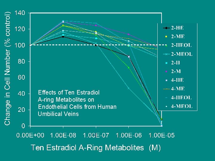 Effects of Ten Estradiol A-ring Metabolites on Endothelial Cells from Human Umbilical Veins 