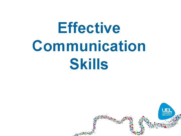 Effective Communication Skills 