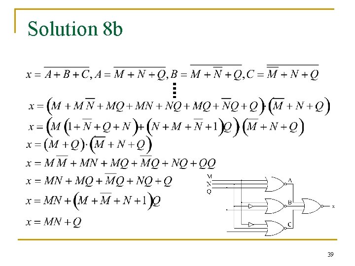 Solution 8 b 39 Solution 8 b 39
