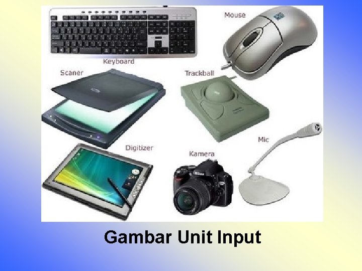 Gambar Unit Input 