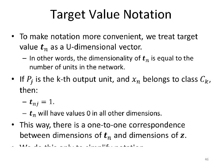 Target Value Notation • 46 