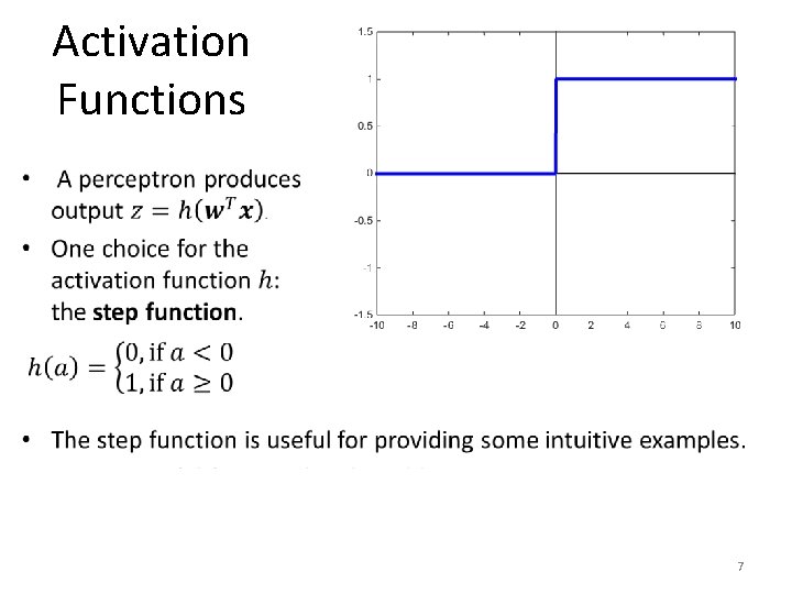 Activation Functions • 7 