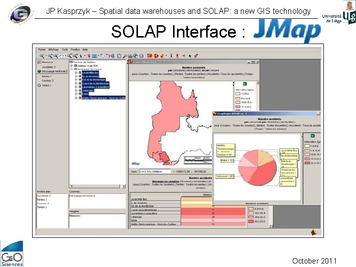 JP Kasprzyk – Spatial data warehouses and SOLAP: a new GIS technology SOLAP Interface
