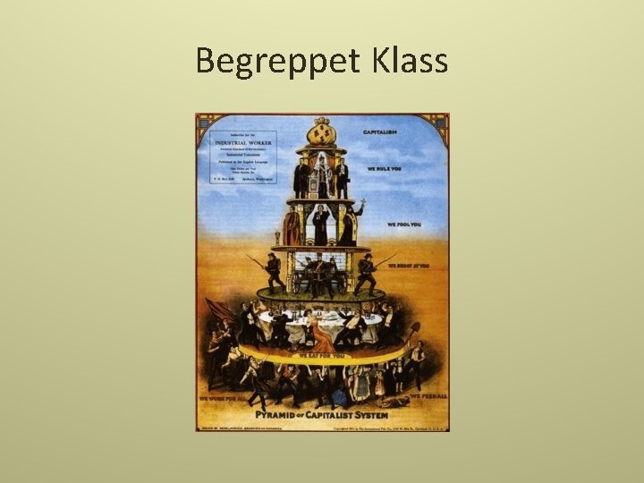 Begreppet Klass 