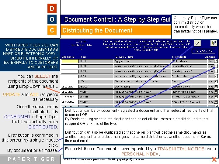 D O C Optionally Paper Tiger can Document Control : A Step-by-Step Guide confirm