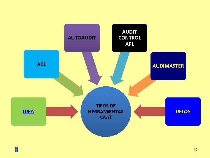 AUTOAUDIT CONTROL APL ACL IDEA AUDIMASTER TIPOS DE HERRAMIENTAS CAAT DELOS 40 