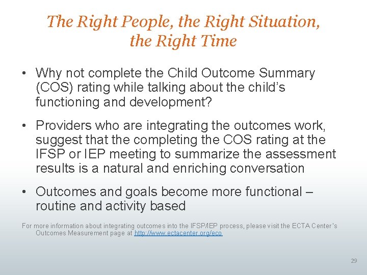 The Right People, the Right Situation, the Right Time • Why not complete the The Right People, the Right Situation, the Right Time • Why not complete the