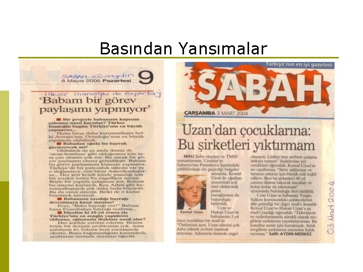 Basından Yansımalar 