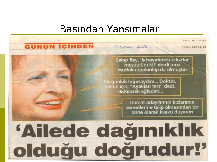 Basından Yansımalar 