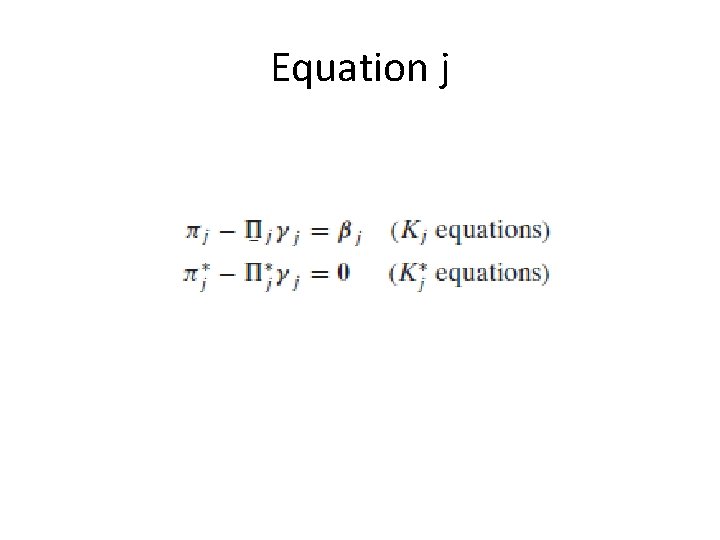 Equation j 