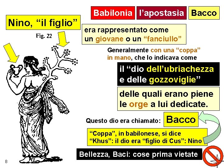 Nino, “il figlio” Babilonia l’apostasìa Bacco era rappresentato come un giovane o un “fanciullo”