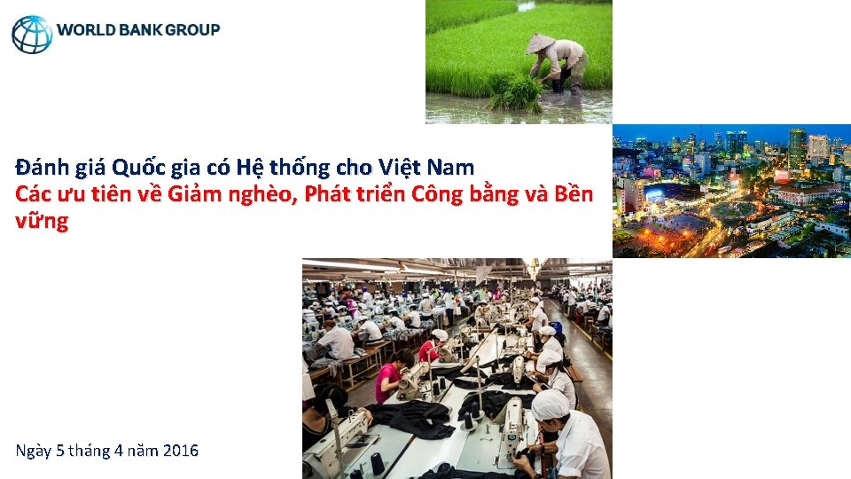 Đánh giá Quốc gia có Hệ thống cho Việt Nam Các ưu tiên về