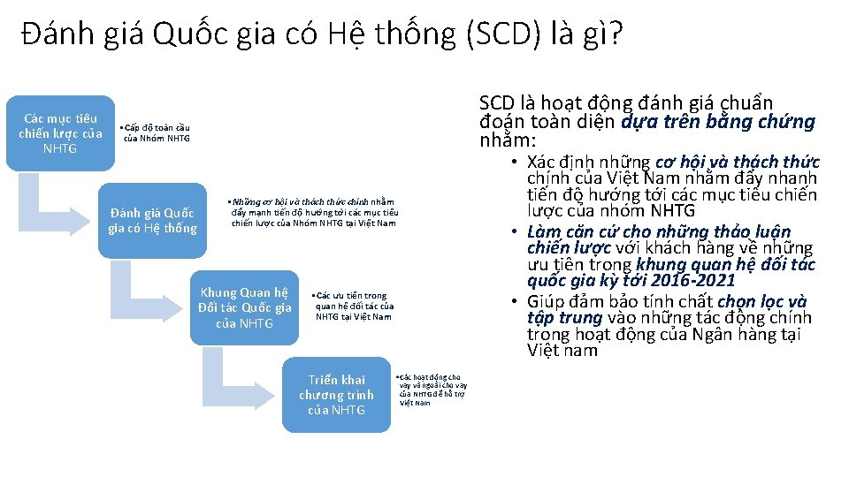 Đánh giá Quốc gia có Hệ thống (SCD) là gì? Các mục tiêu chiến