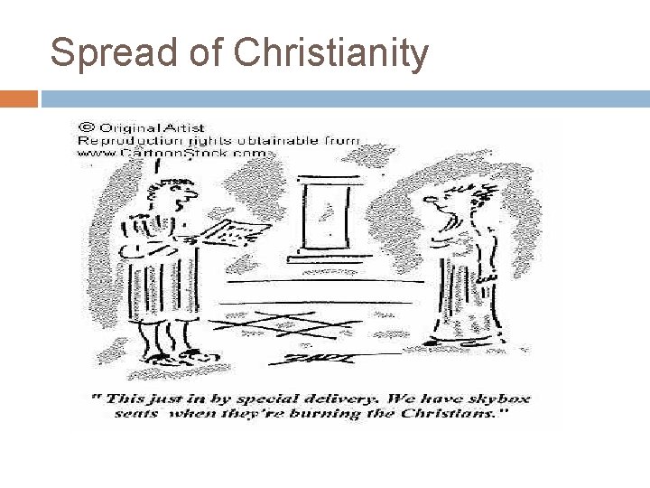 Spread of Christianity 