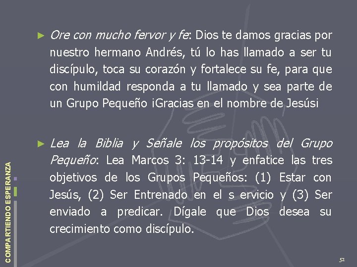 ► Ore con mucho fervor y fe: Dios te damos gracias por nuestro hermano