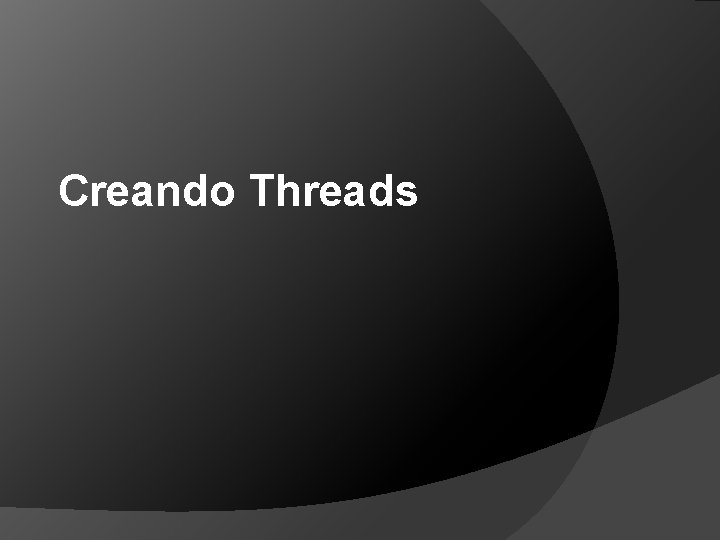 Creando Threads 