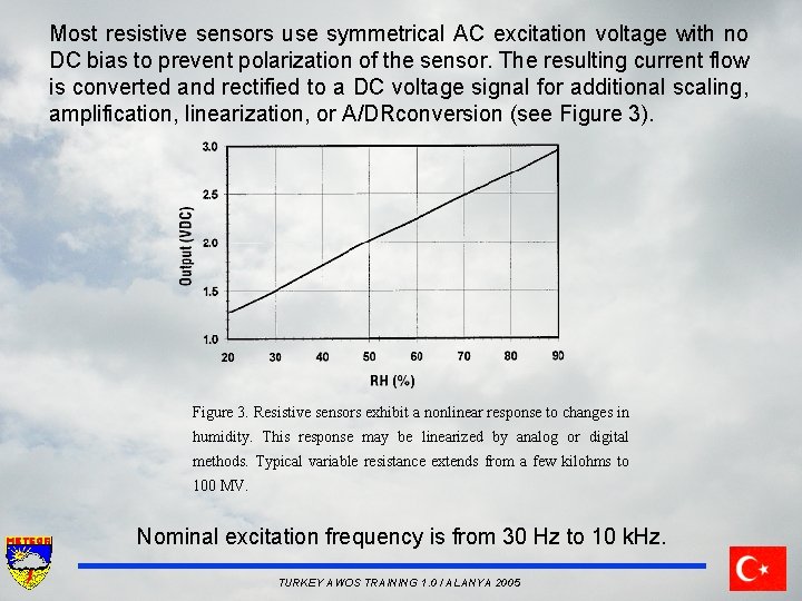 Most resistive sensors use symmetrical AC excitation voltage with no DC bias to prevent