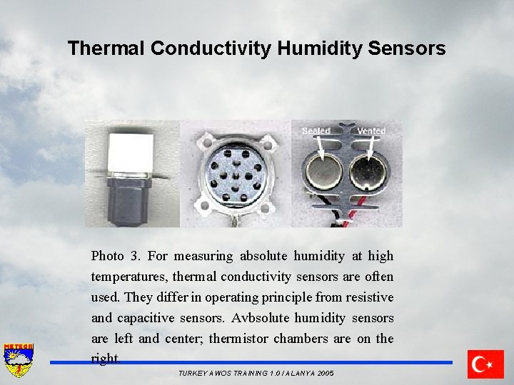 Thermal Conductivity Humidity Sensors Photo 3. For measuring absolute humidity at high temperatures, thermal