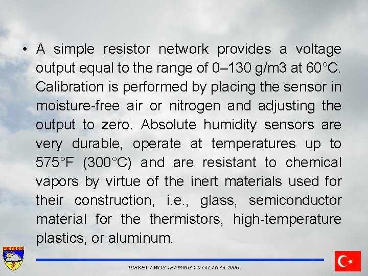  • A simple resistor network provides a voltage output equal to the range