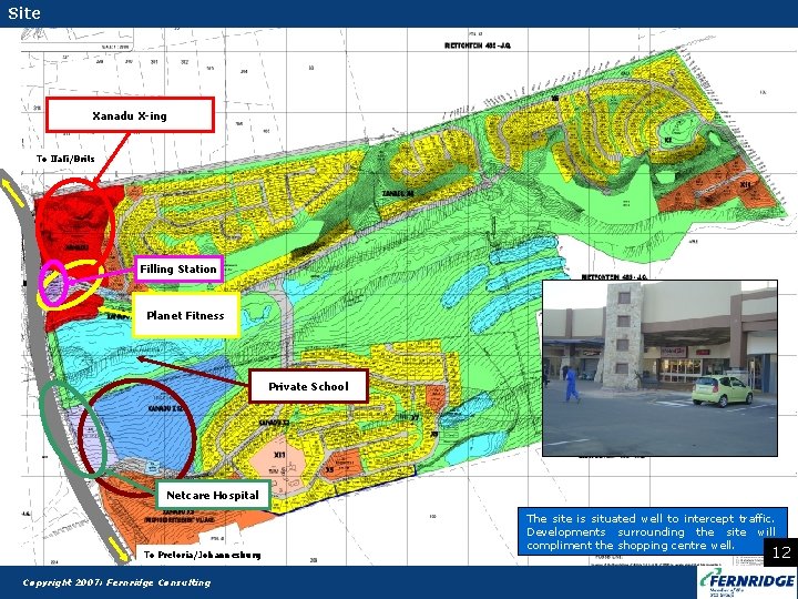 Site Xanadu X-ing To Ifafi/Brits Filling Station Planet Fitness Private School Netcare Hospital To