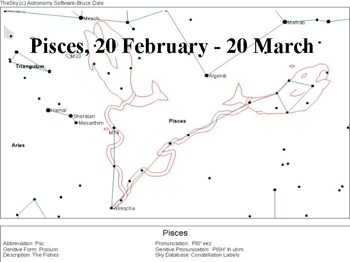 Pisces, 20 February - 20 March 