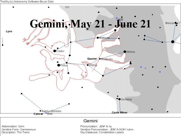 Gemini, May 21 - June 21 
