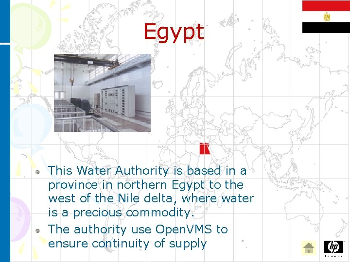Egypt This Water Authority is based in a province in northern Egypt to the